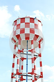 Water supply tank tower