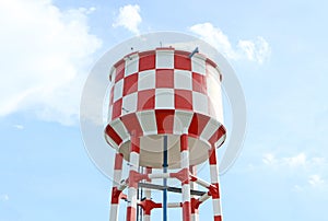 Water supply tank tower