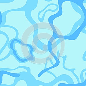 Water Surface Abstract Vector Illustration Pattern Ã¢â¬' Seamless Aqua Background for Summer and Vacation