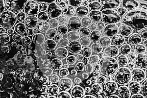 Water surface with bubbles Abstract background