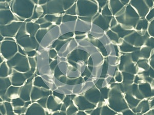 Water surface in outdoor pool