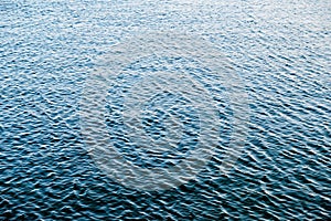 water surface rippled small waves at sea ocean or a river