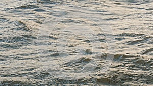 Water surface at sunset