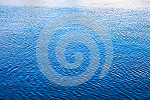 Water Surface Detail Blue Transparent Pattern