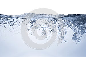 Water surface with wave