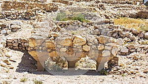 Water System of the Canaanite City at Tel Arad in Israel