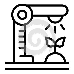 Water system icon outline vector. Garden drip