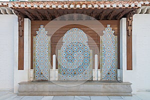 Water tabs for cleaning in patio of mosque, Albiycin, Granada