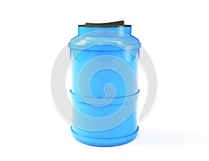 Water tank. Capacities for various liquids, 3d illustration photo