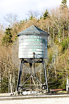 water tank, Mount Washington Cog Railway, Bretton Woods, New Ham
