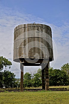 Water tank for steam trains