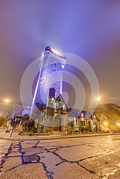 Water Tank Tower in Mar del Plata, Argentina photo