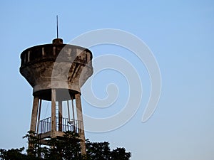 Water tank, water supply tank for Consume with blue sky background