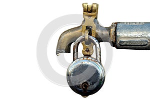 Water tap with lock