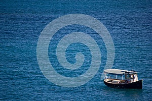 Water Taxi Boat in Ocean