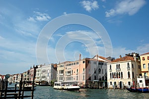 Water Taxi on the Grand Canal Venice