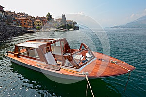 Water taxi, Varenna, Lake Como, Italy photo