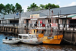 Water taxis in Tigre, Buenos Aires