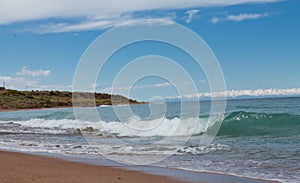 Water theme, The shores of the Issyk Kul lake