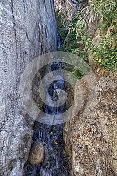 Water from the thermal springs of the baths of Mula-Murcia