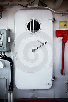 Water tight door on a ship, Exit door or emergency door