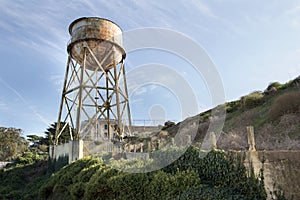 Water Tower at Alcatraz Island