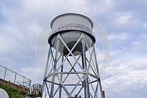 Water Tower on Alcatraz Island