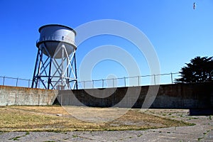 Water Tower at Alcatraz Island Federal Penitentiary