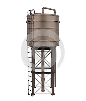 Water Tower Isolated