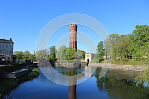 Voda věž v švédsko 