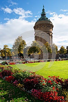 Water tower, Mannheim, Germany. photo
