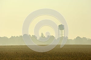 Water Tower in Morning