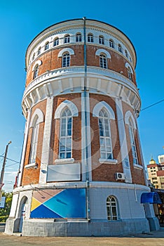 Water tower in the Orenburg