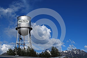 Water Tower In Palmer, Alaska