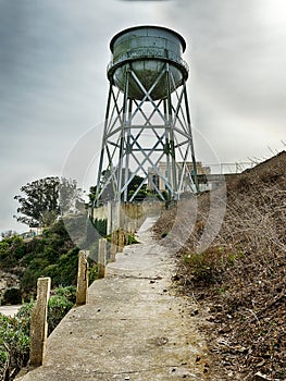 Water Tower And Path