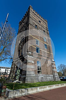 Water tower Republiq in the centre of the historical city Den Bosch.