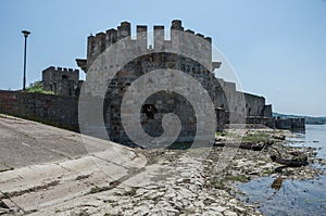 Water tower of Smederevo Fortress is a medieval fortified city