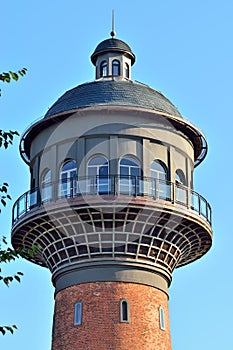 Water tower - symbol of the city Zelenogradsk until 1946 Cranz