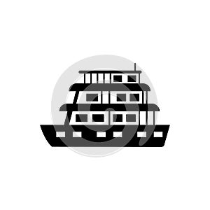 Water transport, catamaran icon. Simple vector boat icons for ui and ux, website or mobile application