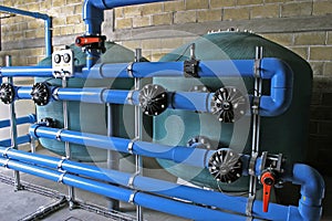 Agua tratamiento planta Agua reciclaje 