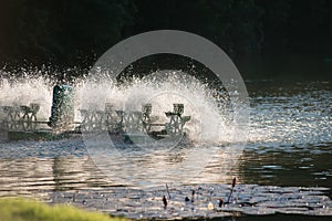 Water treatment equipment,Water turbines with plastic paddles