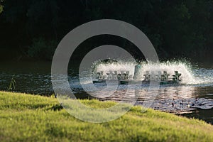 Water treatment equipment,Water turbines with plastic paddles