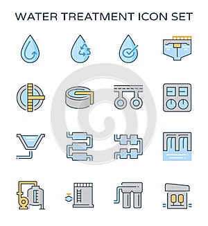 Water treatment icon