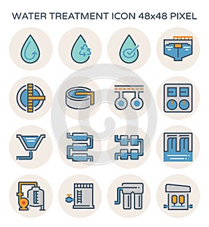 Water treatment icon