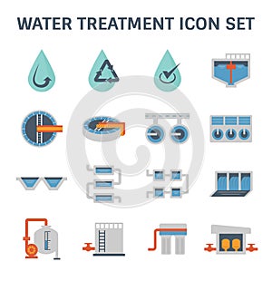 Water treatment icon