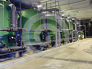 Water treatment pipes