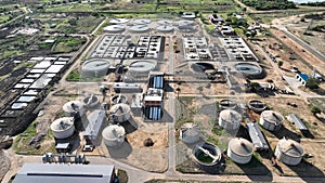Water treatment plant, Gaborone, Botswana, Africa