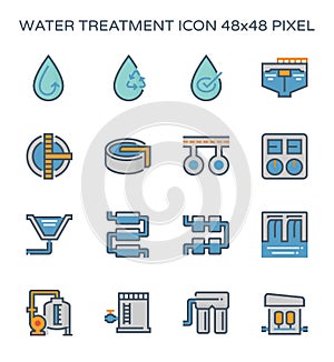 Water treatment icon