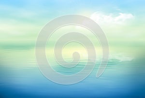 Water Vector Background Calm Clear