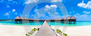 Water Villas Bungalows in the Maldives